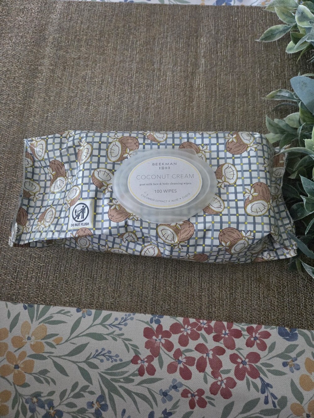 Beekman 1802 Coconut Cream Goat Milk Cleansing Wipes
